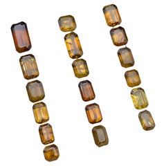 Deep Brownish Yellow Natural Sphene/Titanite Loose Gemstones Lot 20.20Ct-Jewelry
