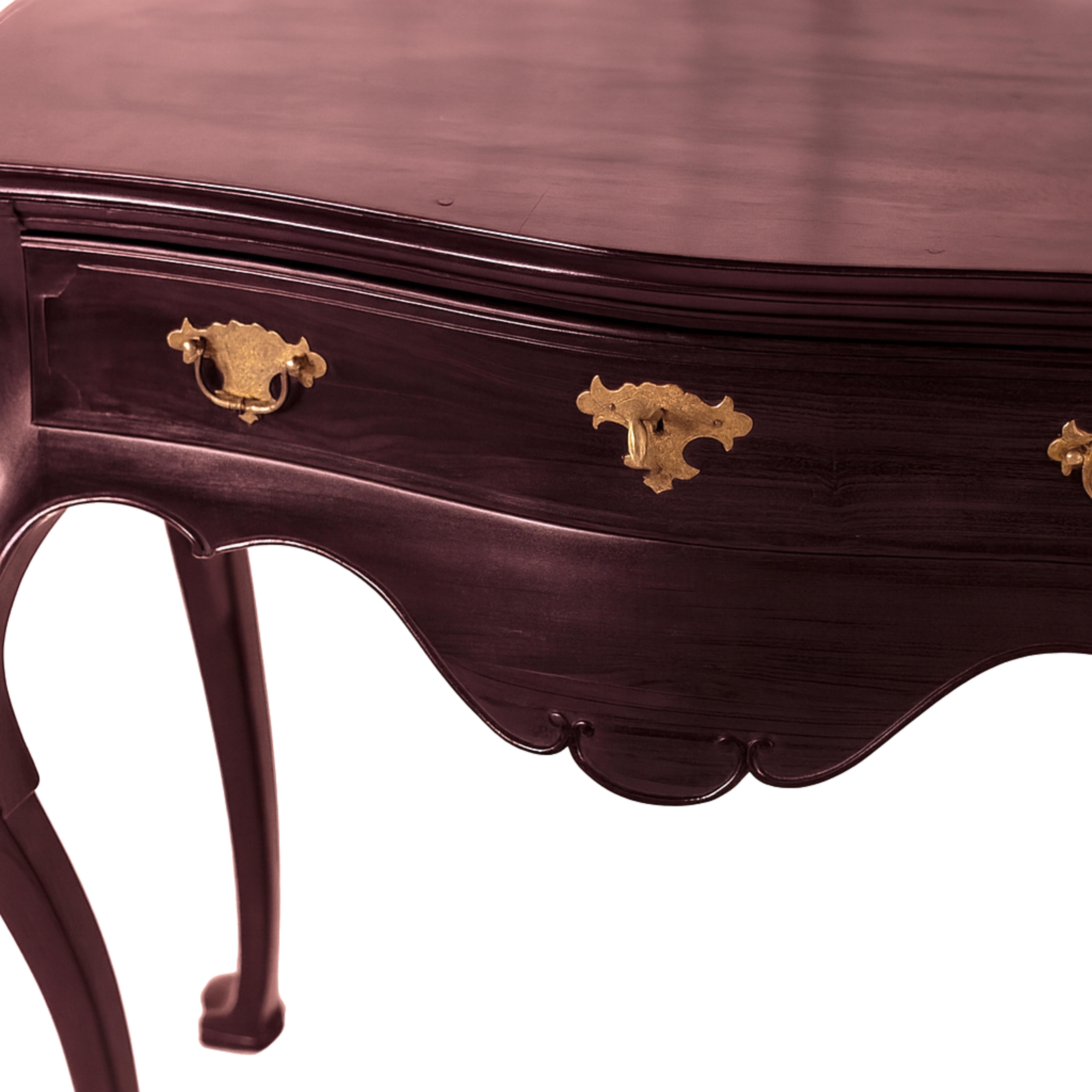 Deep Burgundy Baroque Styled Commode, 19th Century en vente 1