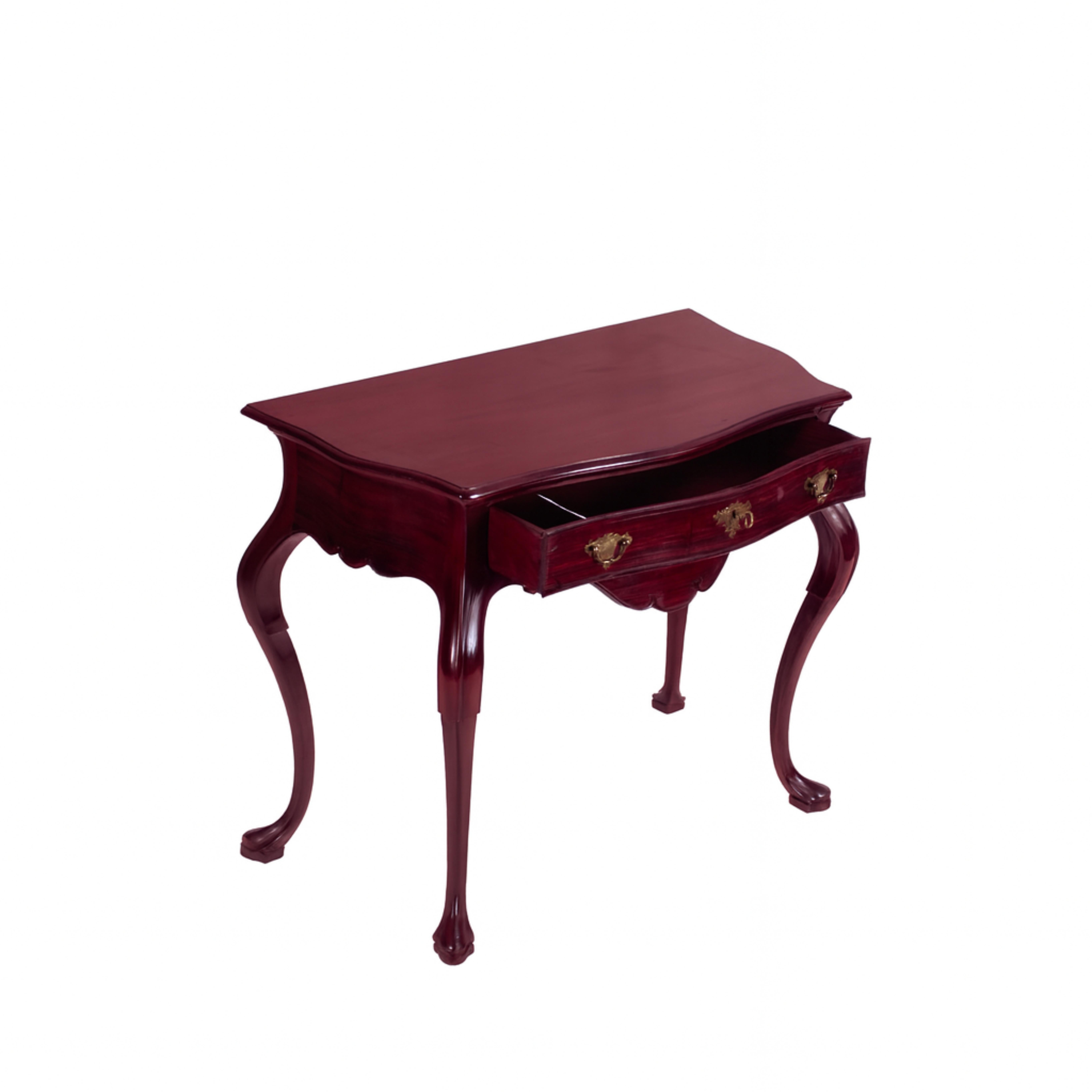 Deep Burgundy Baroque Styled Commode, 19th Century en vente 2