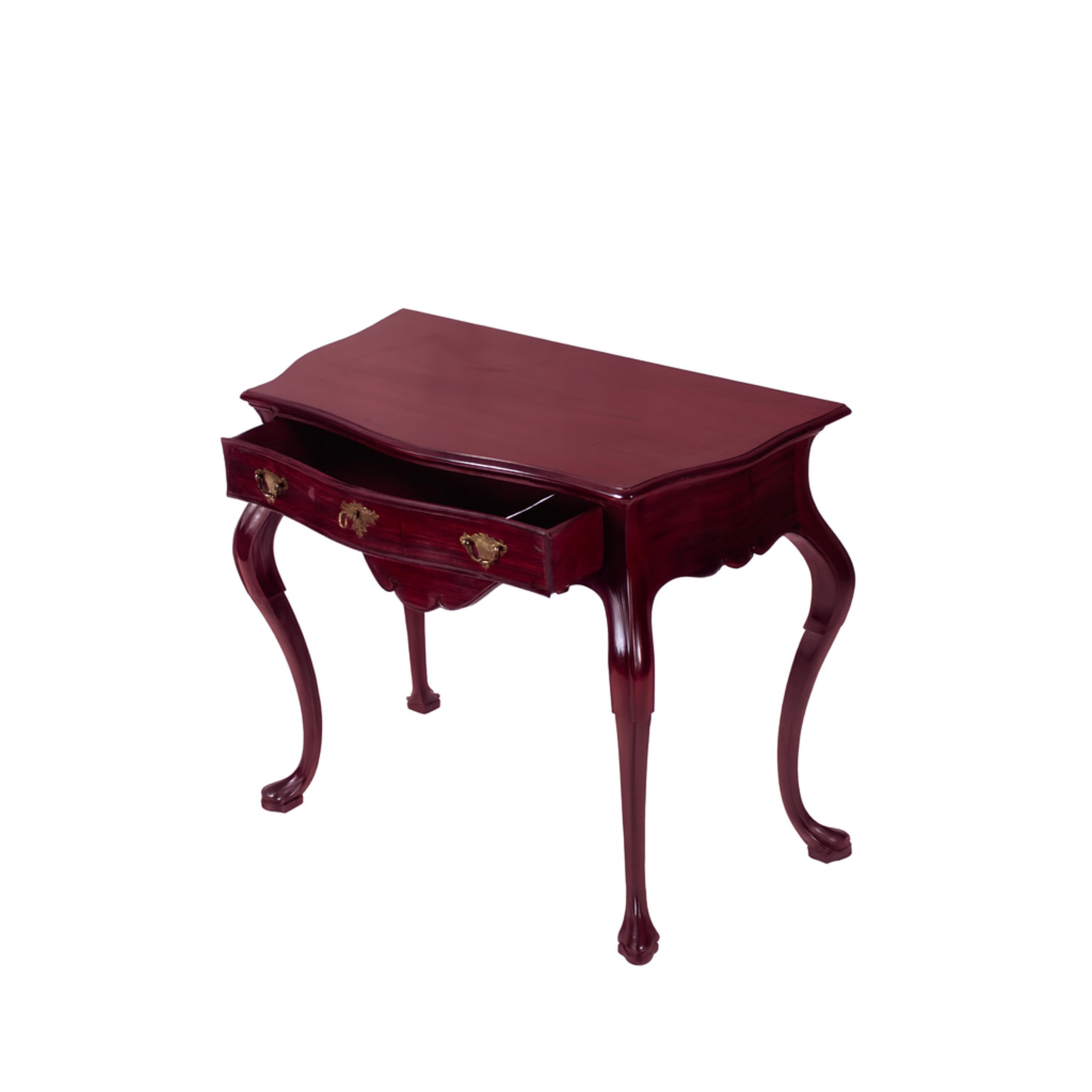 Deep Burgundy Baroque Styled Commode, 19th Century en vente 3
