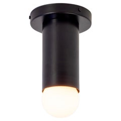 Deep Flush Mount by Research.Lighting, Black, Made to Order