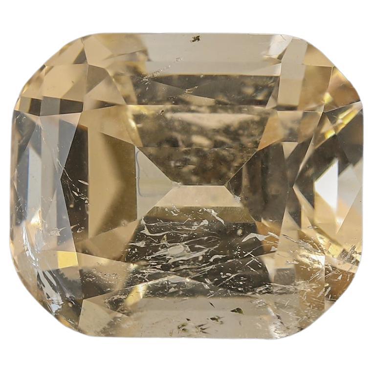 Topaze dorée et profonde impériale de 7,20 carats Topaze, pierre précieuse, topaze mystique