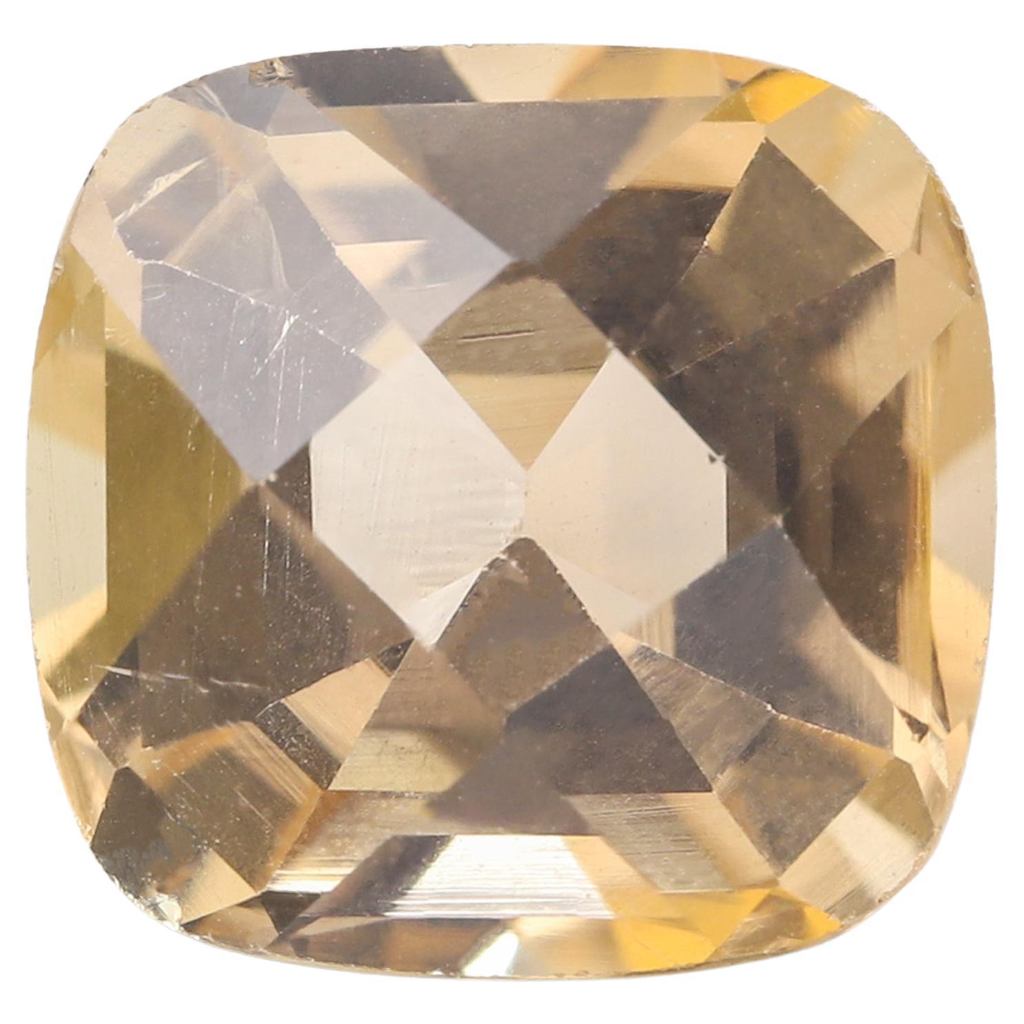 Deep Golden Natural Topaz Stone 3.44 Carats Mystic Topaz Mystic Topaz Jewelry For Sale