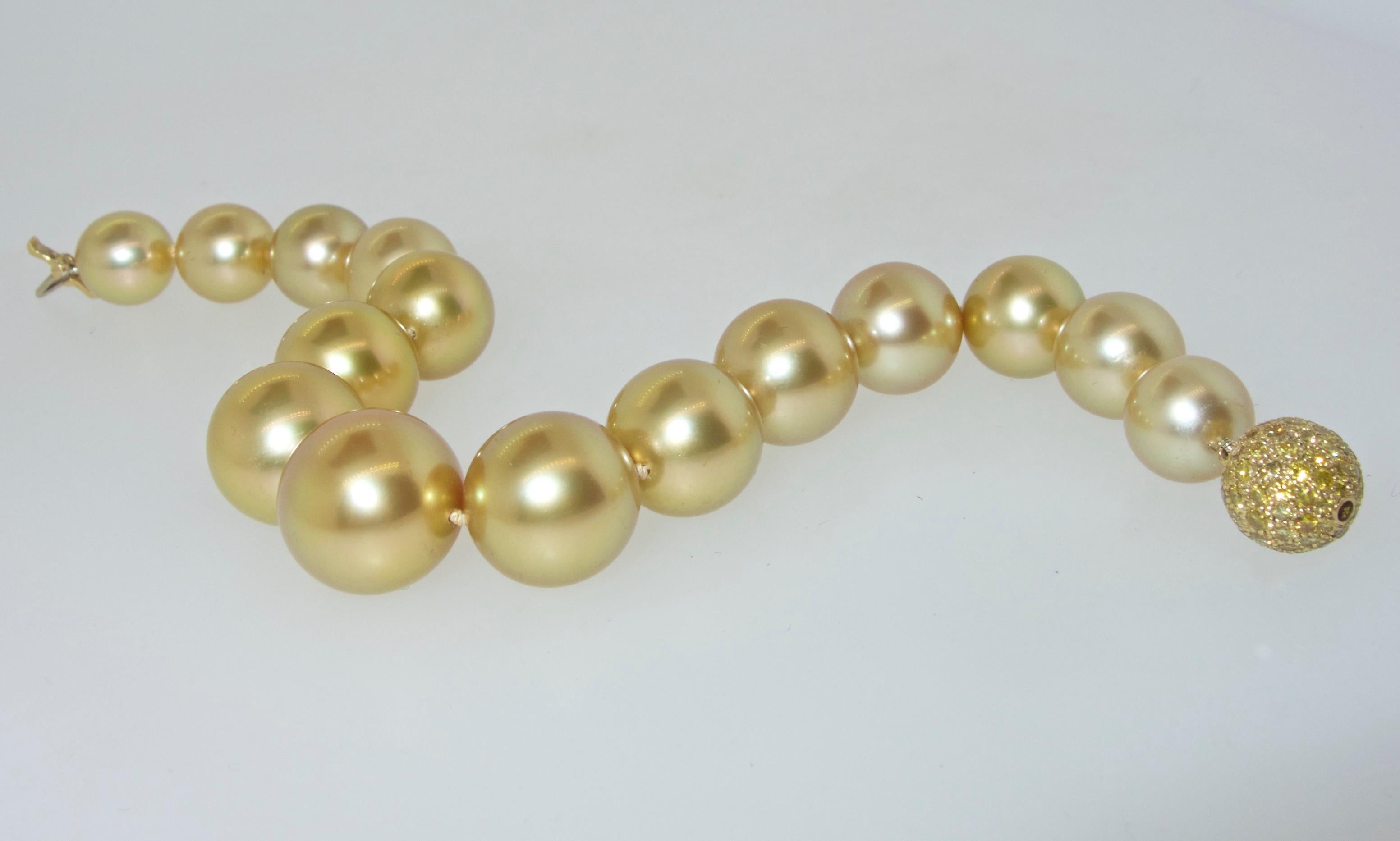 golden pearl bracelet