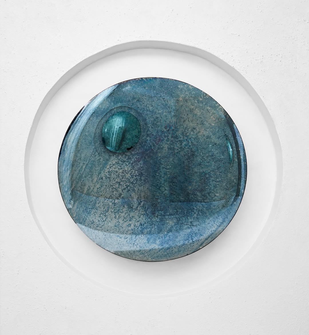 Miroir vert foncé par Homa Neuf - En vente à Geneve, CH