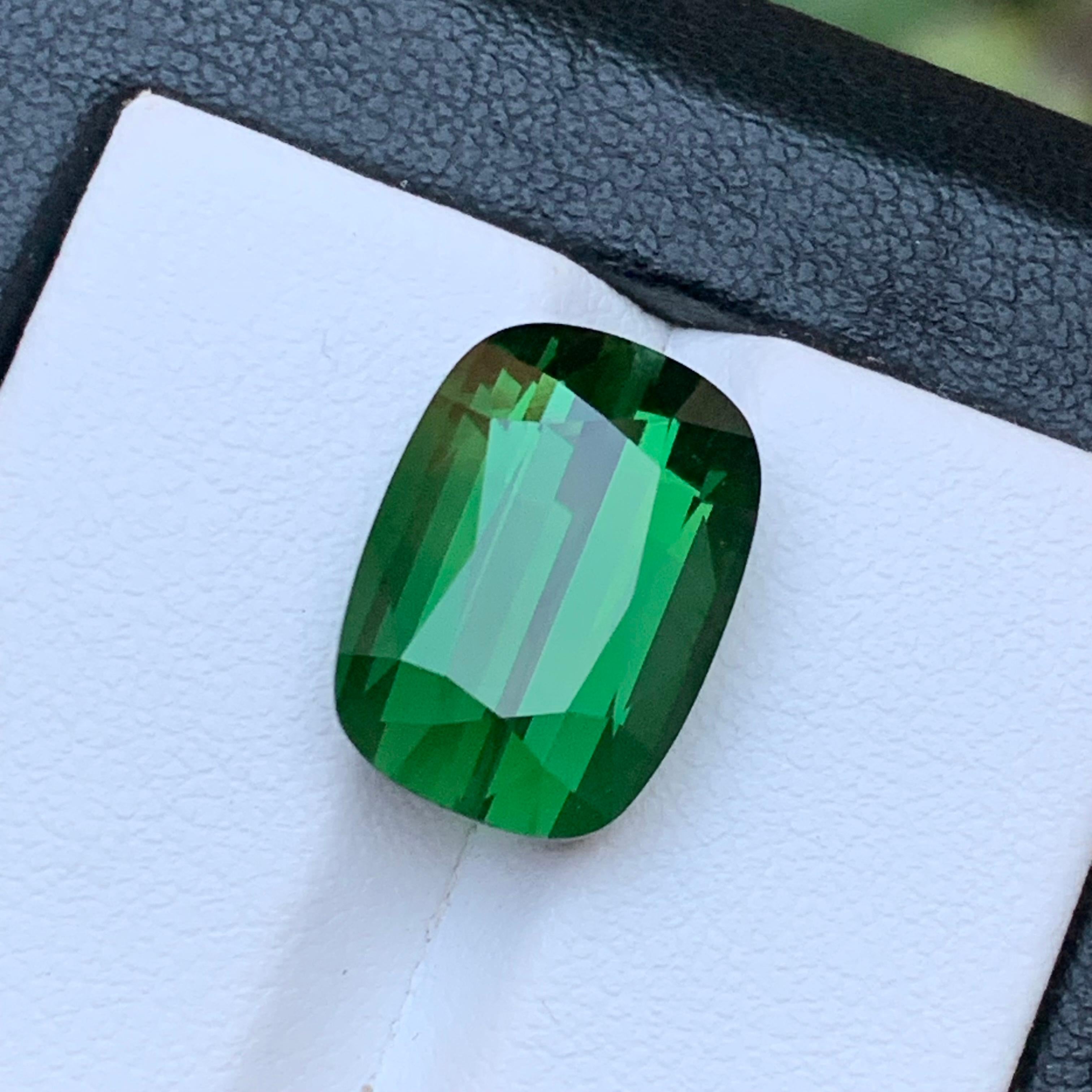 Tourmaline Naturelle Vert foncé en vrac pour bague, collier, pendentif ou tout autre bijou - taille coussin d'Afrique !

💎 TYPE DE PIERRE PRÉCIEUSE : Tourmaline
⚖️ POIDS : 11,25 Carats
🪚 SHAPE & CUT : Coupe coussin
📏 TAILLE (MM) : 4,97 x 10,80 x