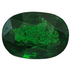 Deep Green Natural Tsavorite Garnet 1.475 Carats Garnet Gemstone Garnet For Ring