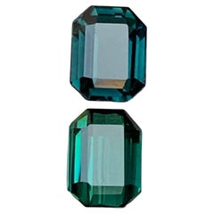 Indicolita azul profundo y verde azulado Gemas de turmalina natural 2,45 Ct-Joyería