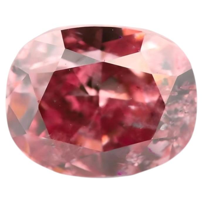 Deep Pink Diamond - 0.37ct Natural Loose Fancy Deep Pink Strong Color GIA Oval