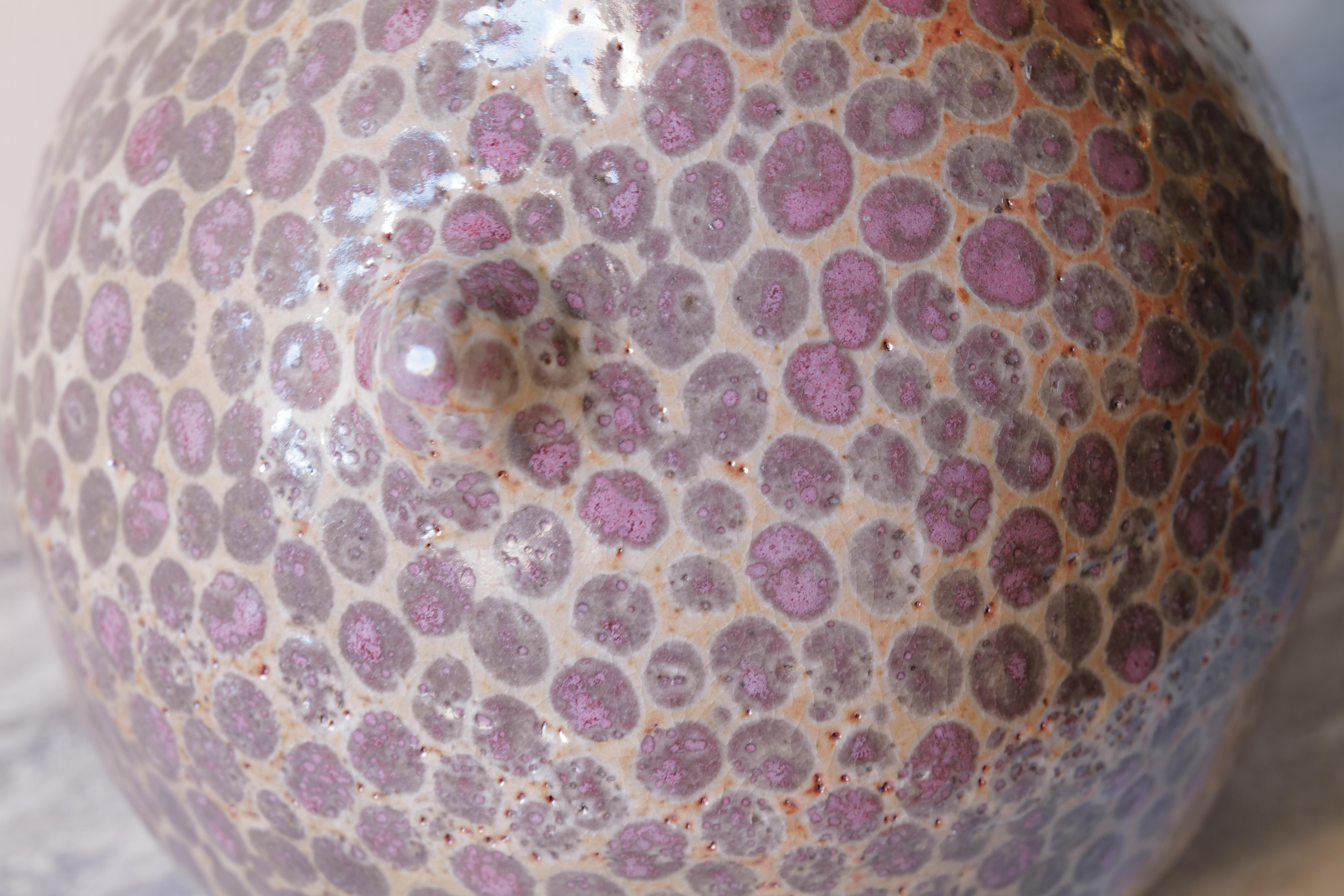 Vaso Shino Deep Pink Dot Dot in vendita 4