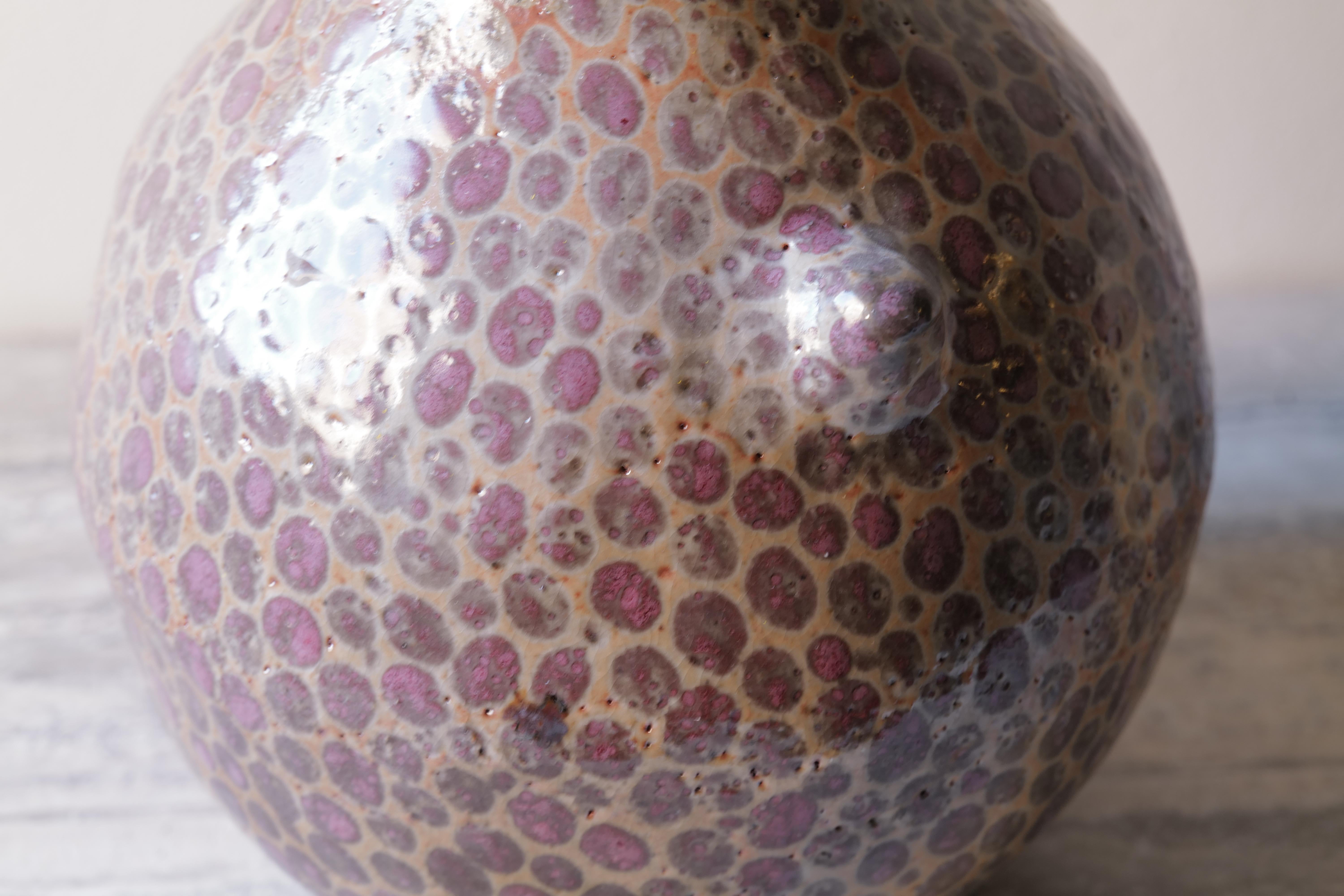 Vaso Shino Deep Pink Dot Dot in vendita 3