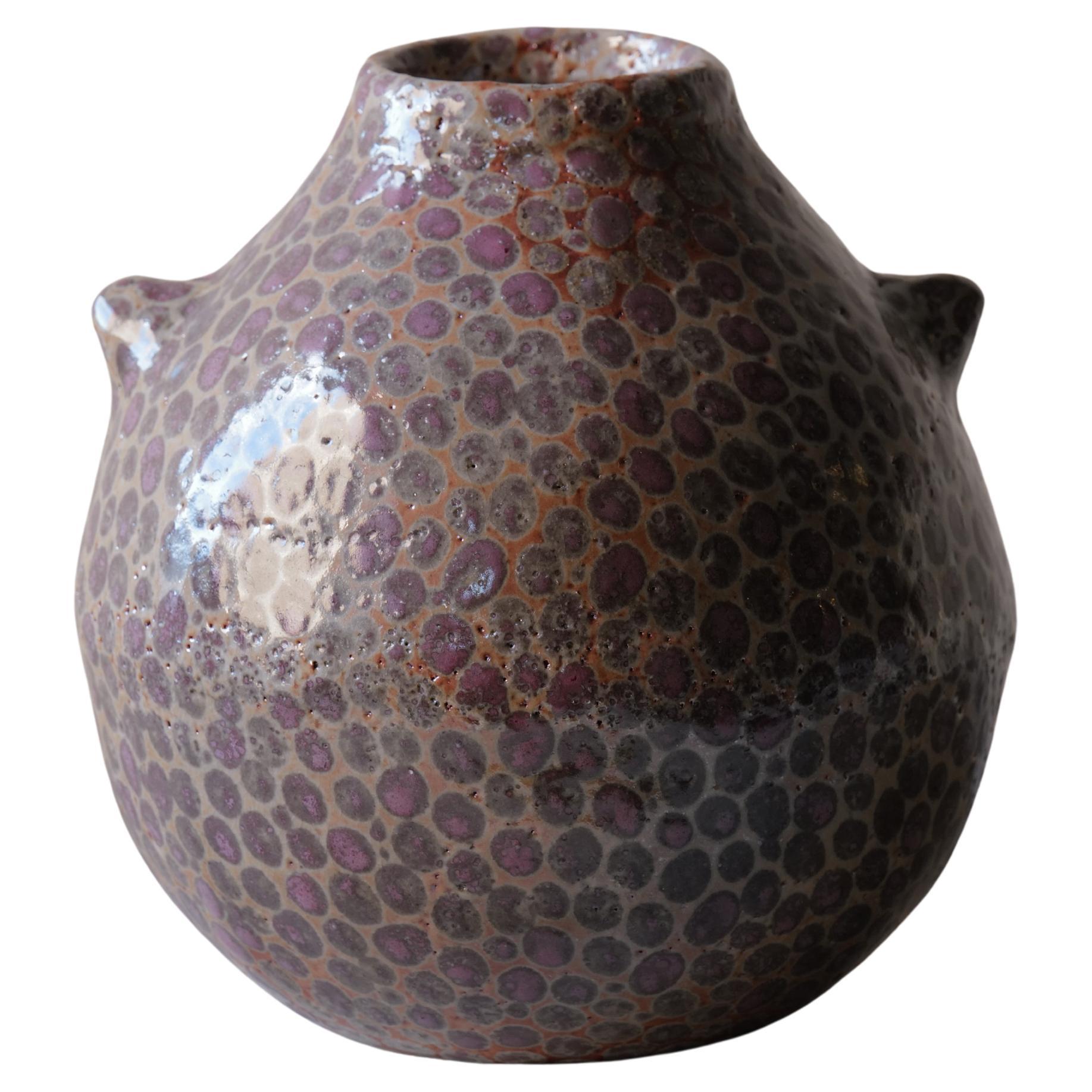 Vaso Shino Deep Pink Dot Dot in vendita