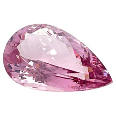 Morganite rosa intenso taglio pera sfaccettata 32,7x20,45x13,19 MM Gioielli di gemme sfuse