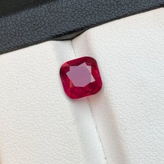 Deep Pinkish Red Natural Rubellite Tourmaline Ring Loose Gemstone 1.60 Ct Jewel