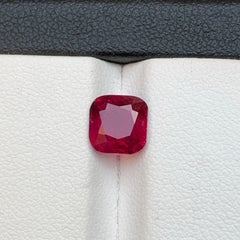 Deep Pinkish Red Natural Rubellite Tourmaline Ring Loose Gemstone 1.60 Ct Jewel