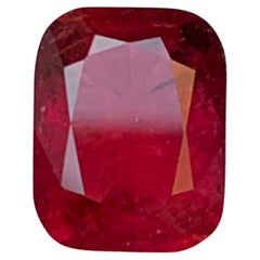 Anillo de Turmalina Rubelita Natural Rojo Rosado Profundo Gema Suelta 3,10 Ct-Joya