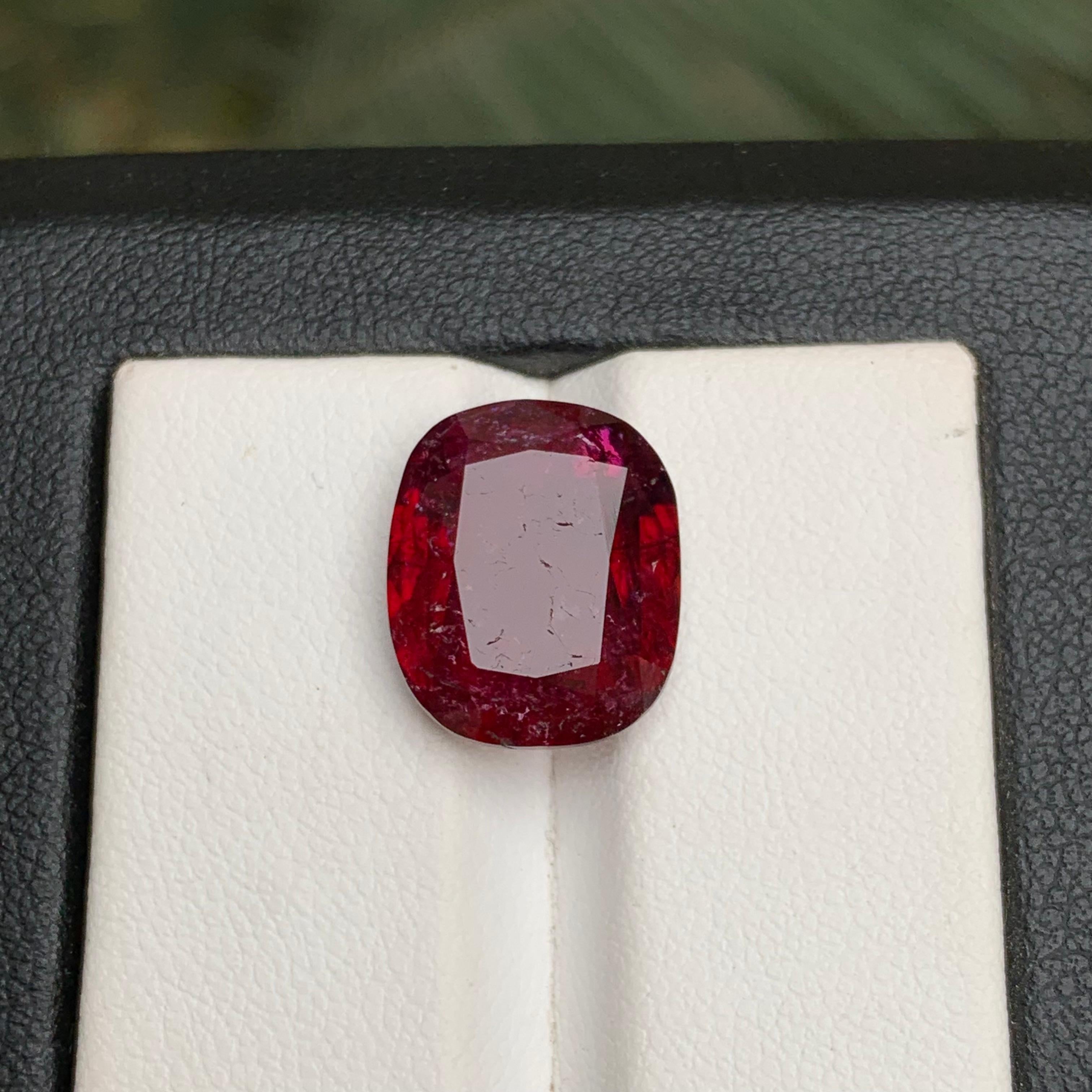 Deep Pinkish Red Natural Rubellite Turmalin Ring Lose Edelstein 7.85 Ct-Jewel 7
