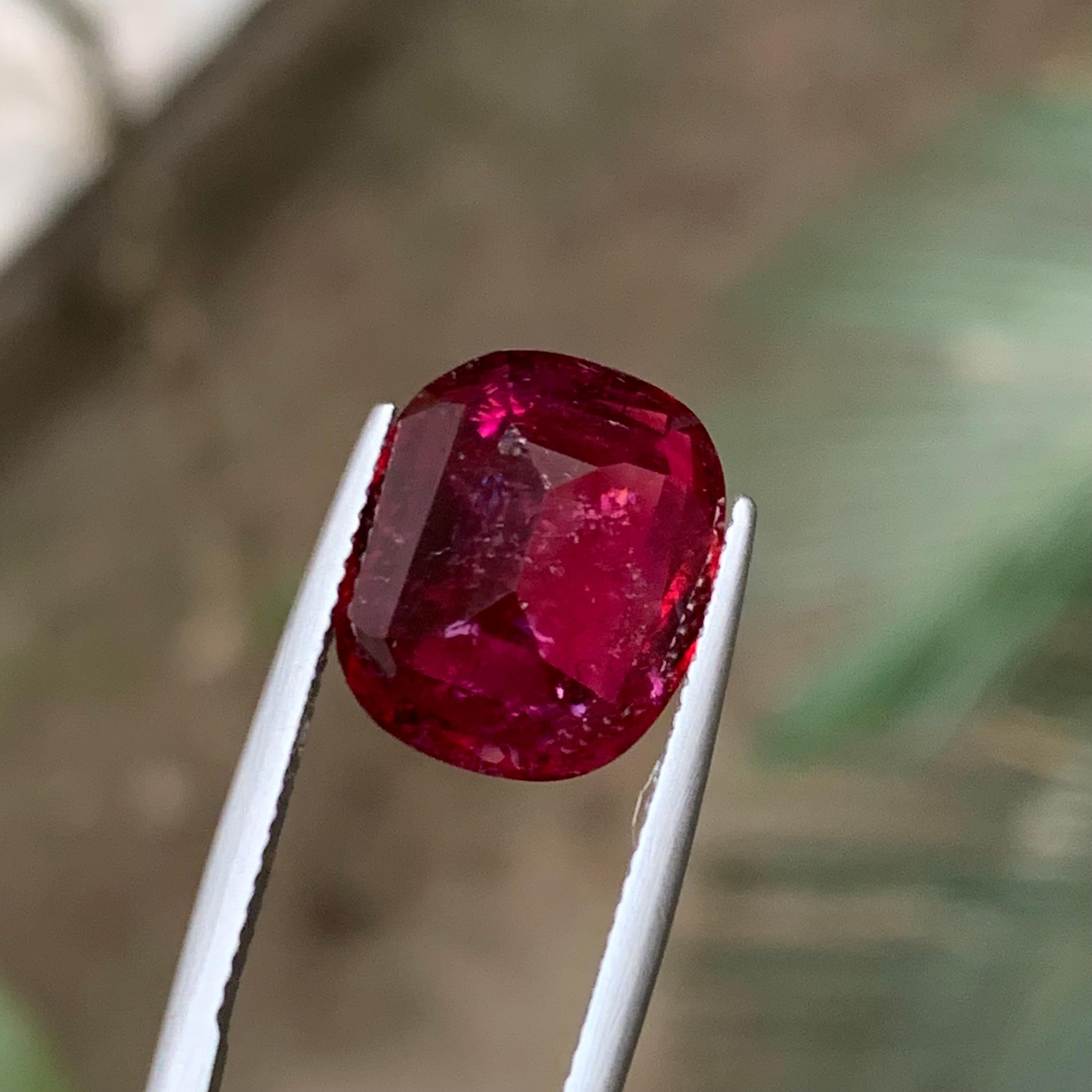 Deep Pinkish Red Natural Rubellite Turmalin Ring Lose Edelstein 7.85 Ct-Jewel 3