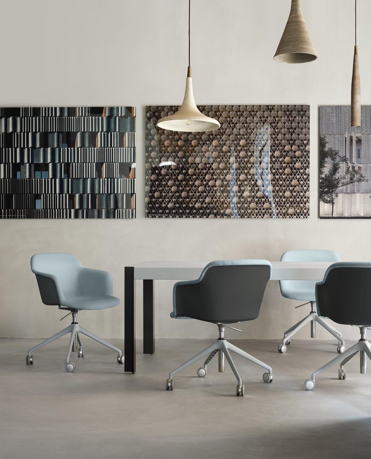 Kunststoffsessel mit Sitz aus Polypropylen und Beinen aus Wood Wood von Quinti Sedute im Angebot 6