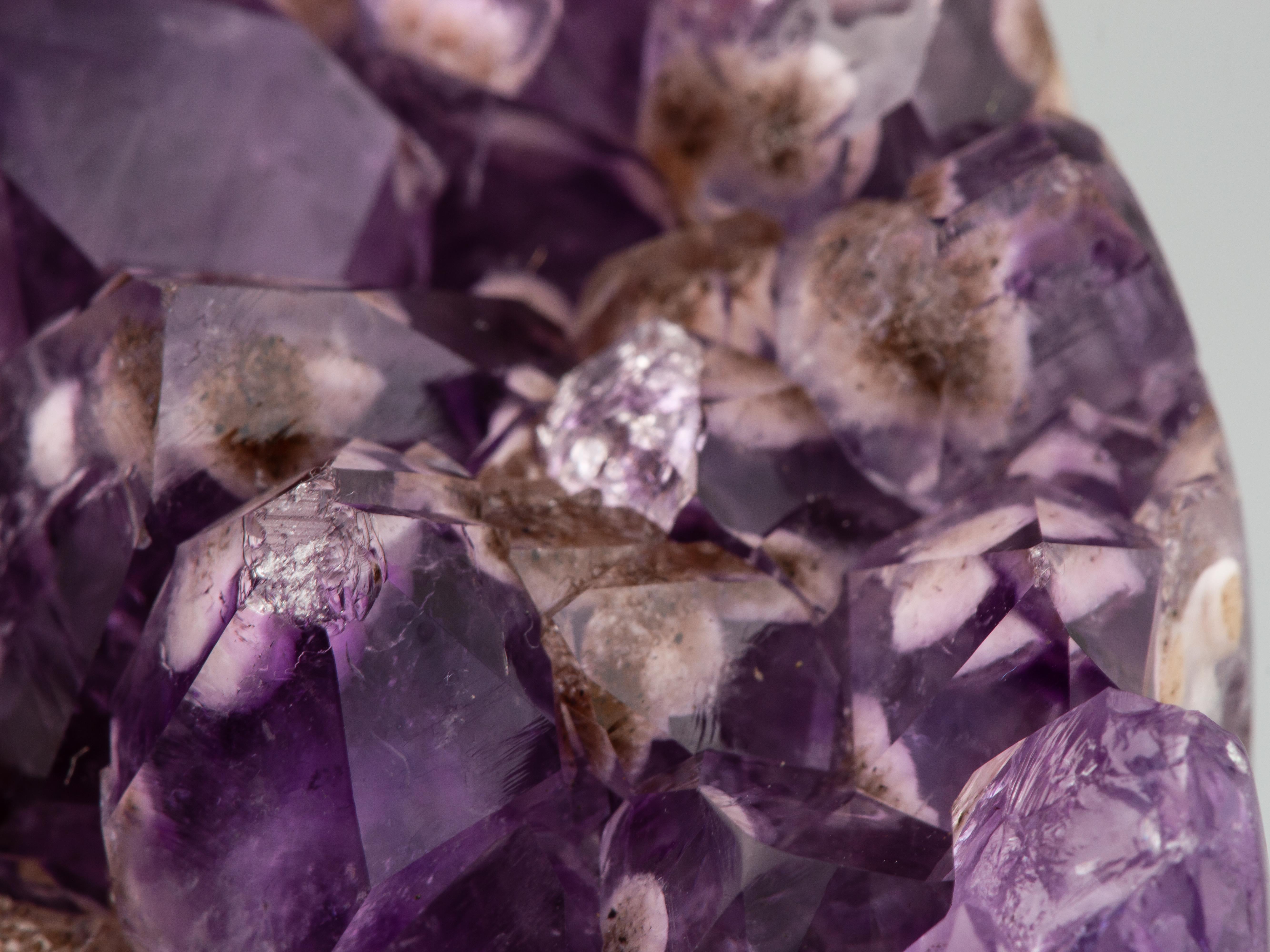 Deep Purple Amethyst with Goethite Inclusions Within 2
