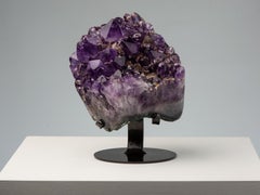 Deep Purple Amethyst with Goethite Inclusions Within