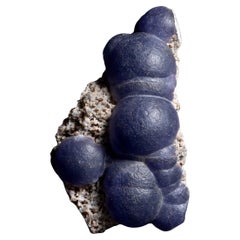 Deep Purple Botryoidal Fluorite Specimen - Extremely Rare and Sculptural