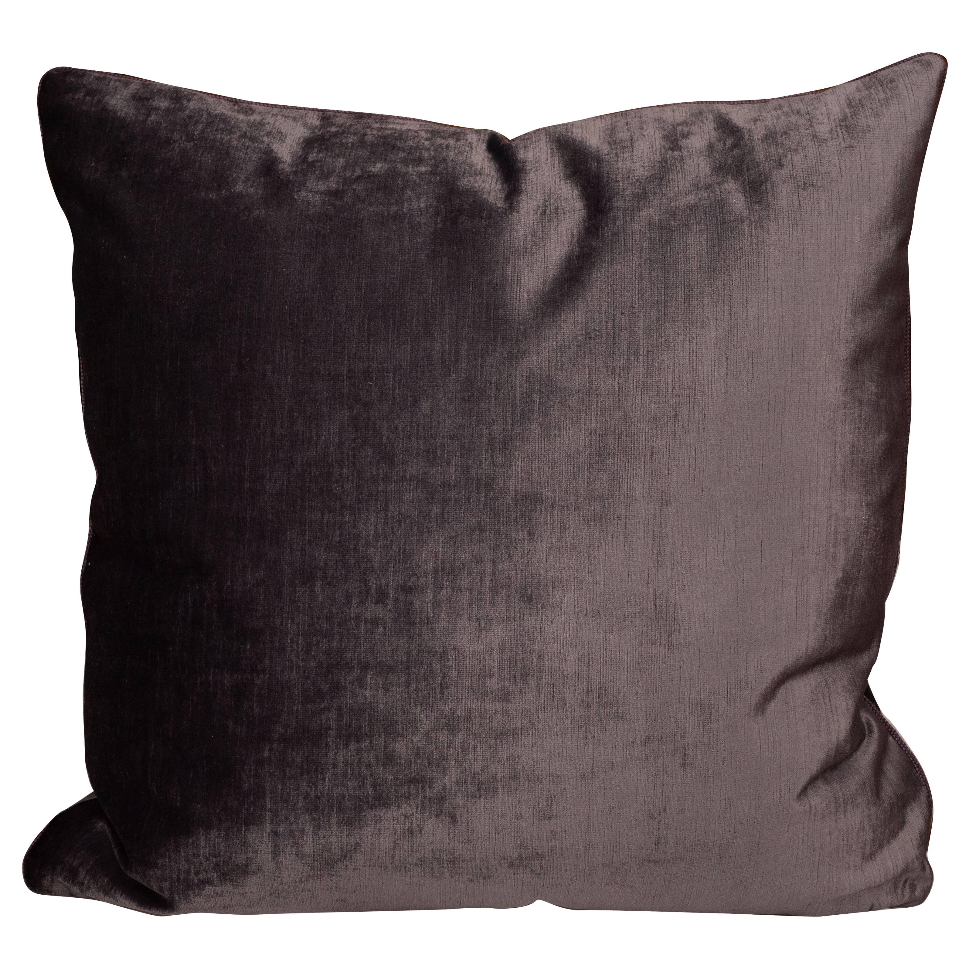 Deep Purple Velvet Pillows