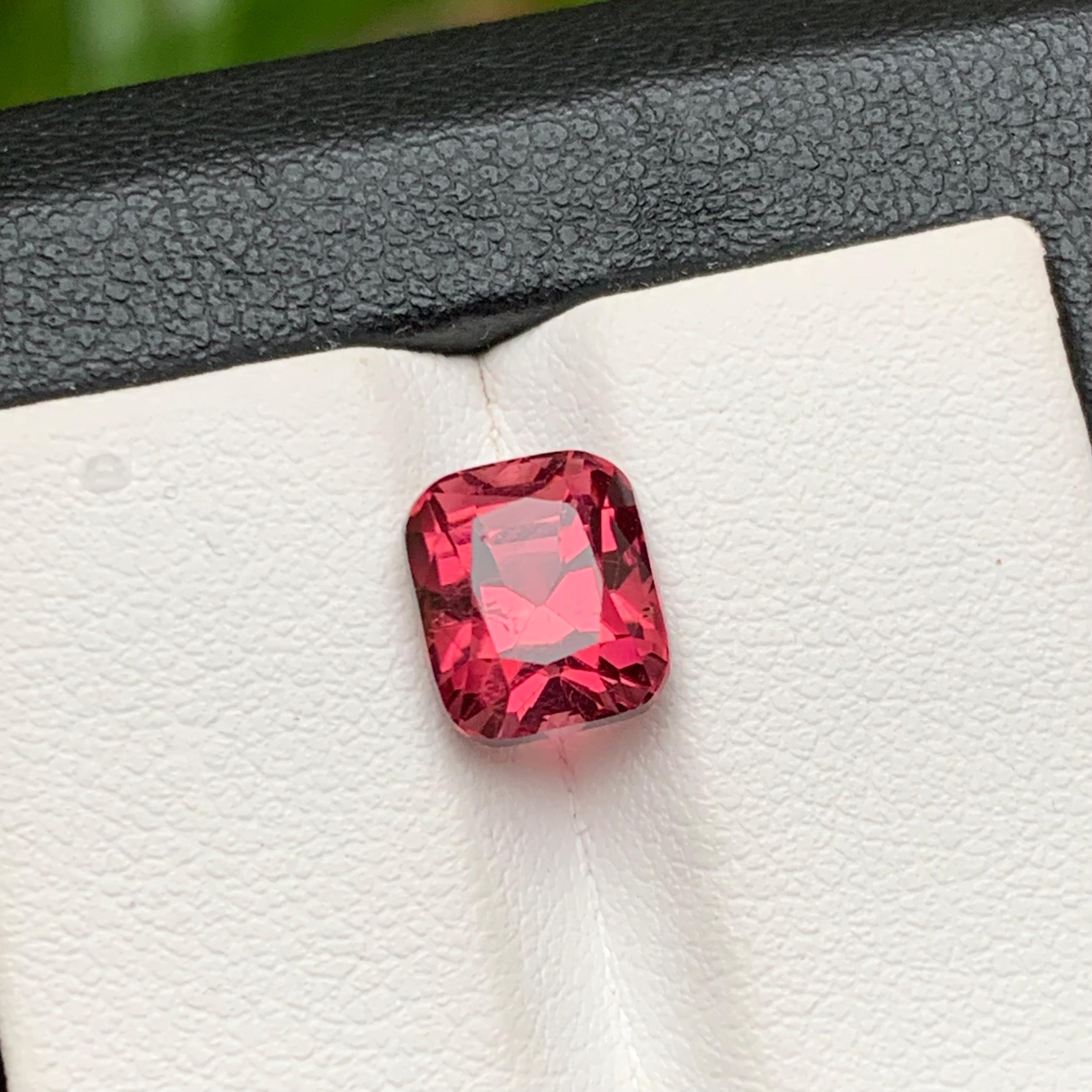 Deep Purplish Red Pink Natural Rubellite Tourmaline Loose Gemstone for Ring, Necklace Pendant or any other Jewelry Setting-Cushion Cut!!

💎 GEMSTONE TYPE: Rubellite Tourmaline 
⚖️ WEIGHT: 3.45 Carats
🪚 SHAPE & CUT: Cushion Cut
📏 SIZE (MM): 8.55 x