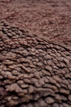 Deep Red and Brown Wool Moroccan
