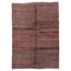 Deep Red and Brown Wool Moroccan