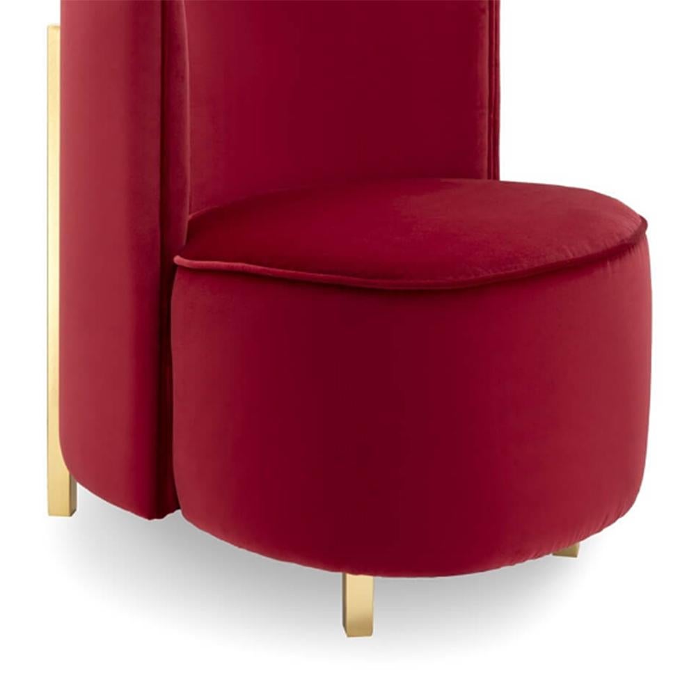 Silla Rojo Profundo Italiano en venta
