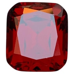 Deep Red Natural Rhodolite Garnet 6 Carat Cushion Cut Loose Gemstone for Ring