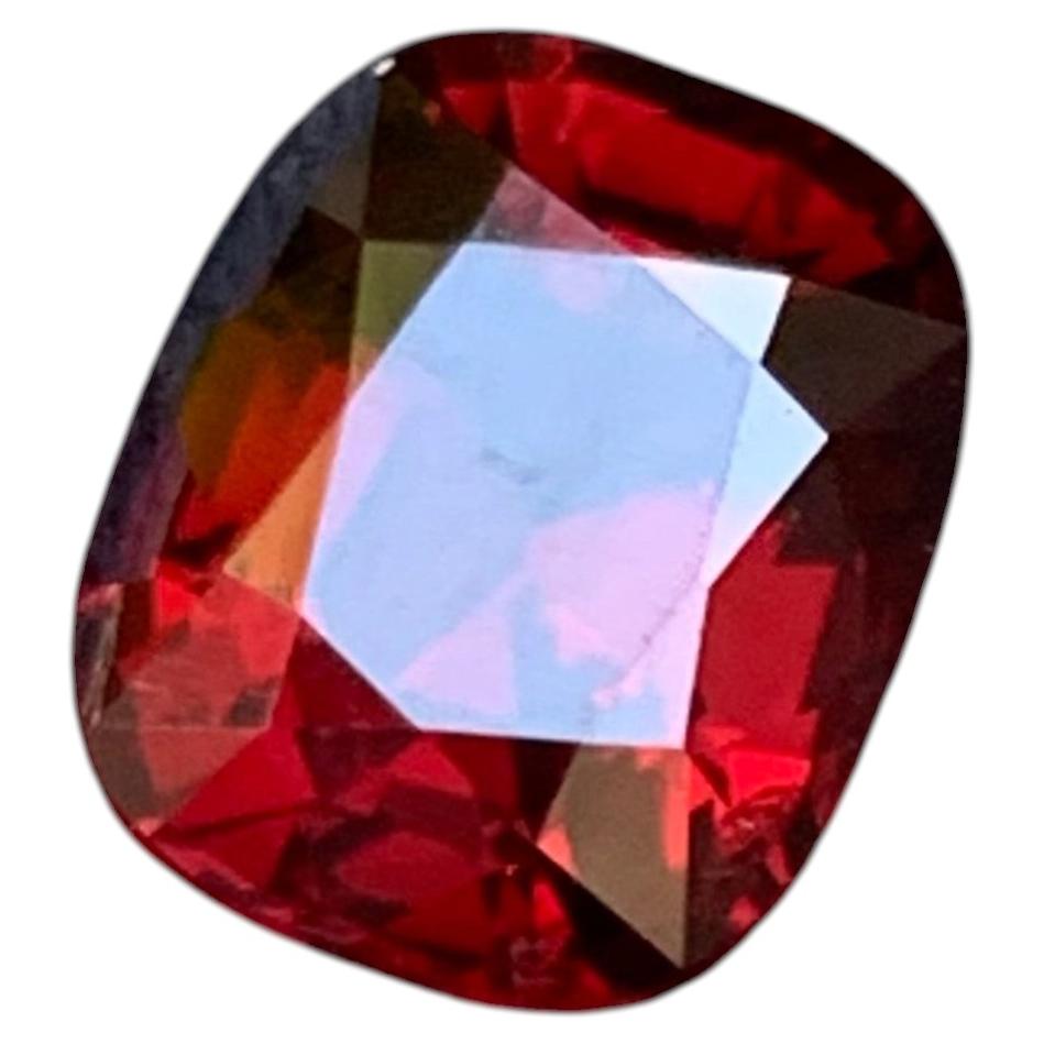 Deep Red Natural Spinel 2.37 Carat Cushion Cut Loose Gemstone for Ring — Burma