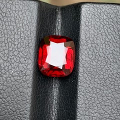 Deep Red Natural Spinel 3.11 Carat Cushion Cut Loose Gemstone for Ring — Burma