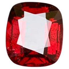 Deep Red Natural Spinel 3.11 Carat Cushion Cut Loose Gemstone for Ring — Burma
