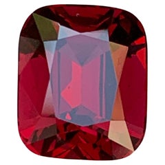 Deep Reddish Pink Natural Rhodolite Garnet Cushion Cut 4.86 Carat Loose Gemstone