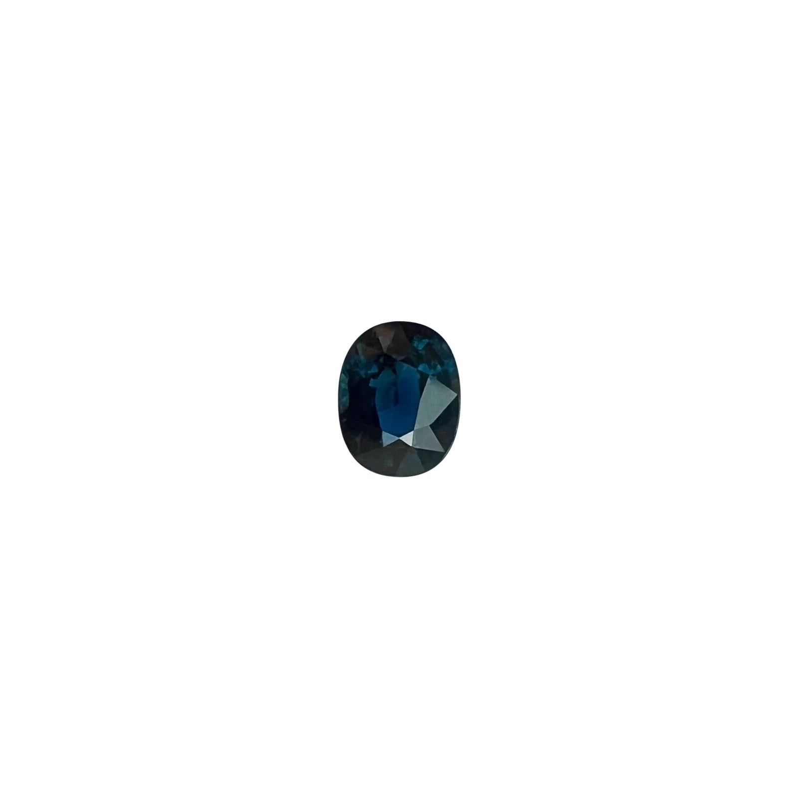 Tiefer königlicher blauer unbehandelter Saphir im Ovalschliff IGI-zertifiziert 0,63 Karat Loser seltener Edelstein