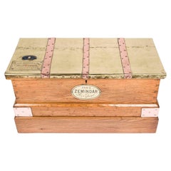 Deep sea diver's chest with name plate and badges