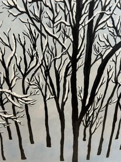 Deep Snow Original Painting on Canvas