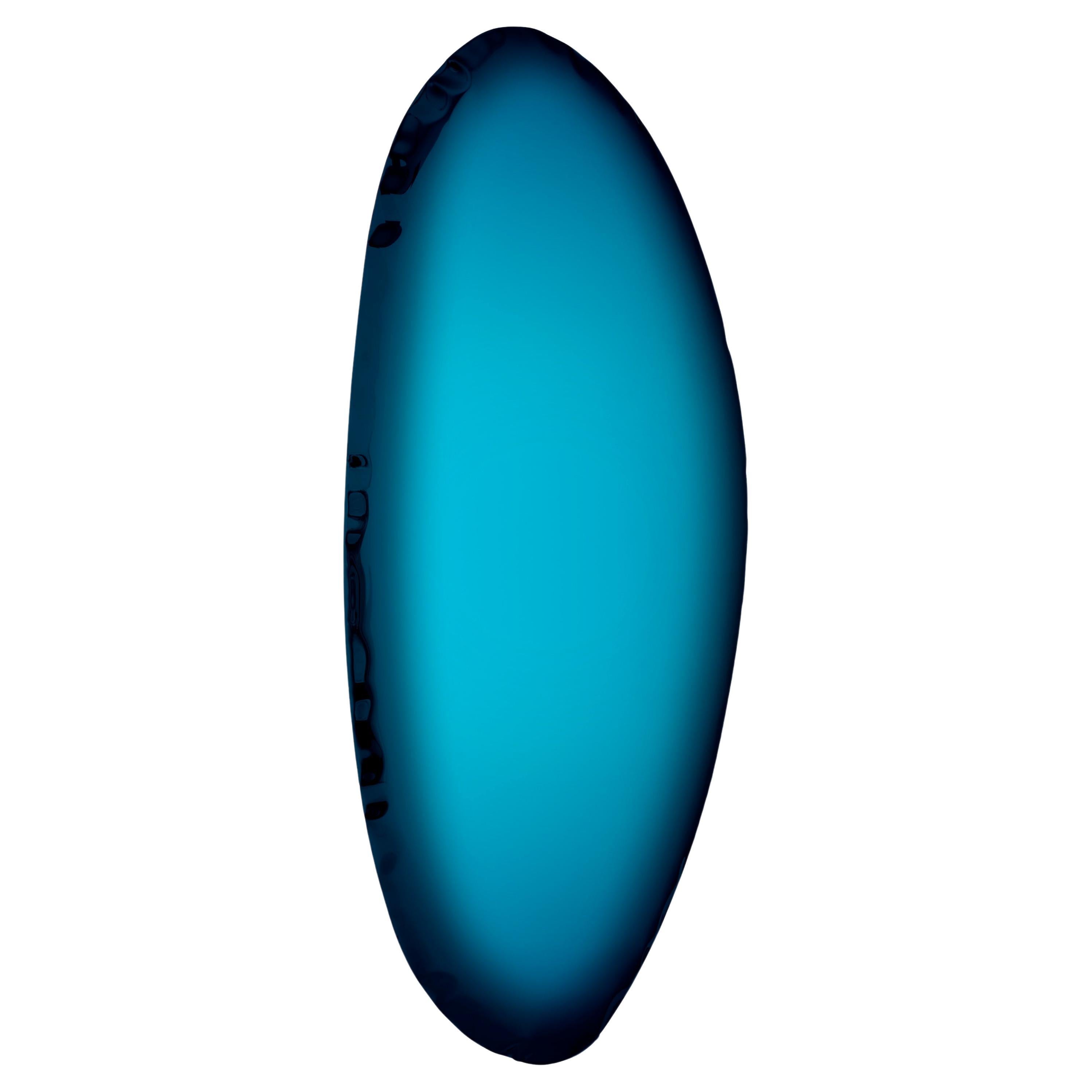 Blauer Tafla-Wandspiegel Deep Space O4 von Zieta im Angebot