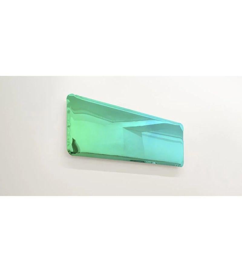 Deep Space Blue Tafla Q1 Sculptural Wall Mirror by Zieta For Sale 4