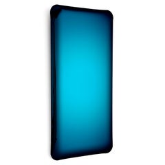 Deep Space Blue Tafla Q2 Sculptural Wall Mirror by Zieta