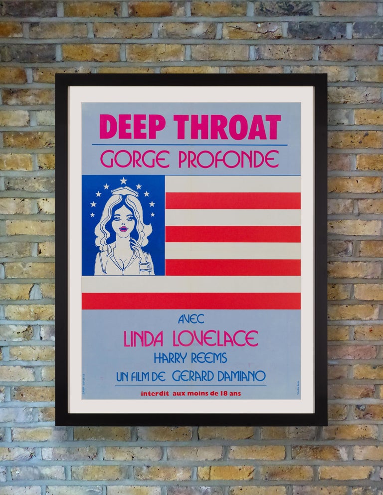 Deep Throat Original Vintage Movie Poster By Studio Lem French 1975 deep-throat-original-vintage-movie-poster-by-studio-lem-french-1975