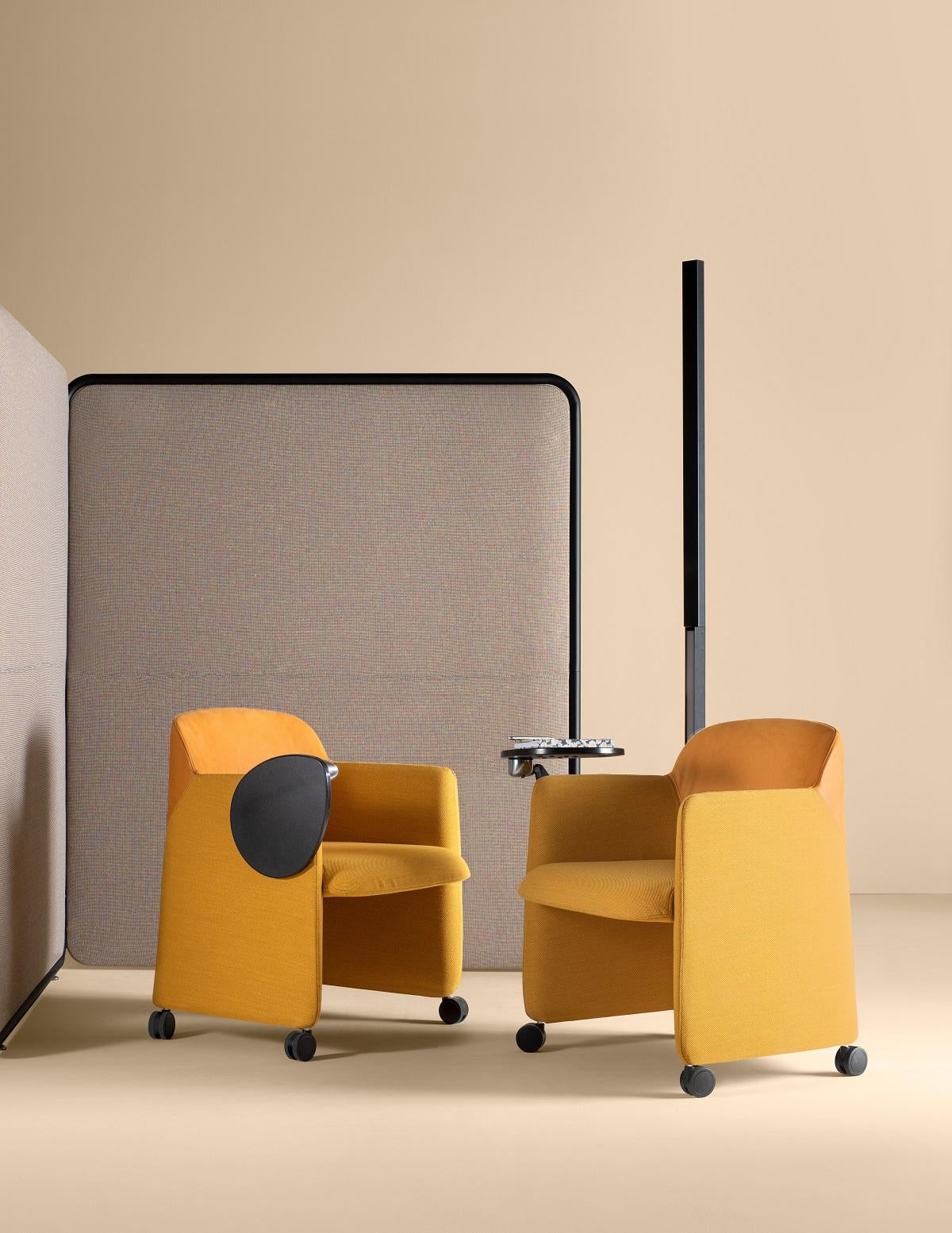 Silla Deep Tube de espuma de poliuretano e inserto de acero by Quinti Sedute
Diseñado por Archirivolto Design
Dimensiones: P 62 x An 65 x Al 77 cm.
Materiales: Espuma de poliuretano, tapicería y acero.

Disponible en distintos acabados, tamaños y