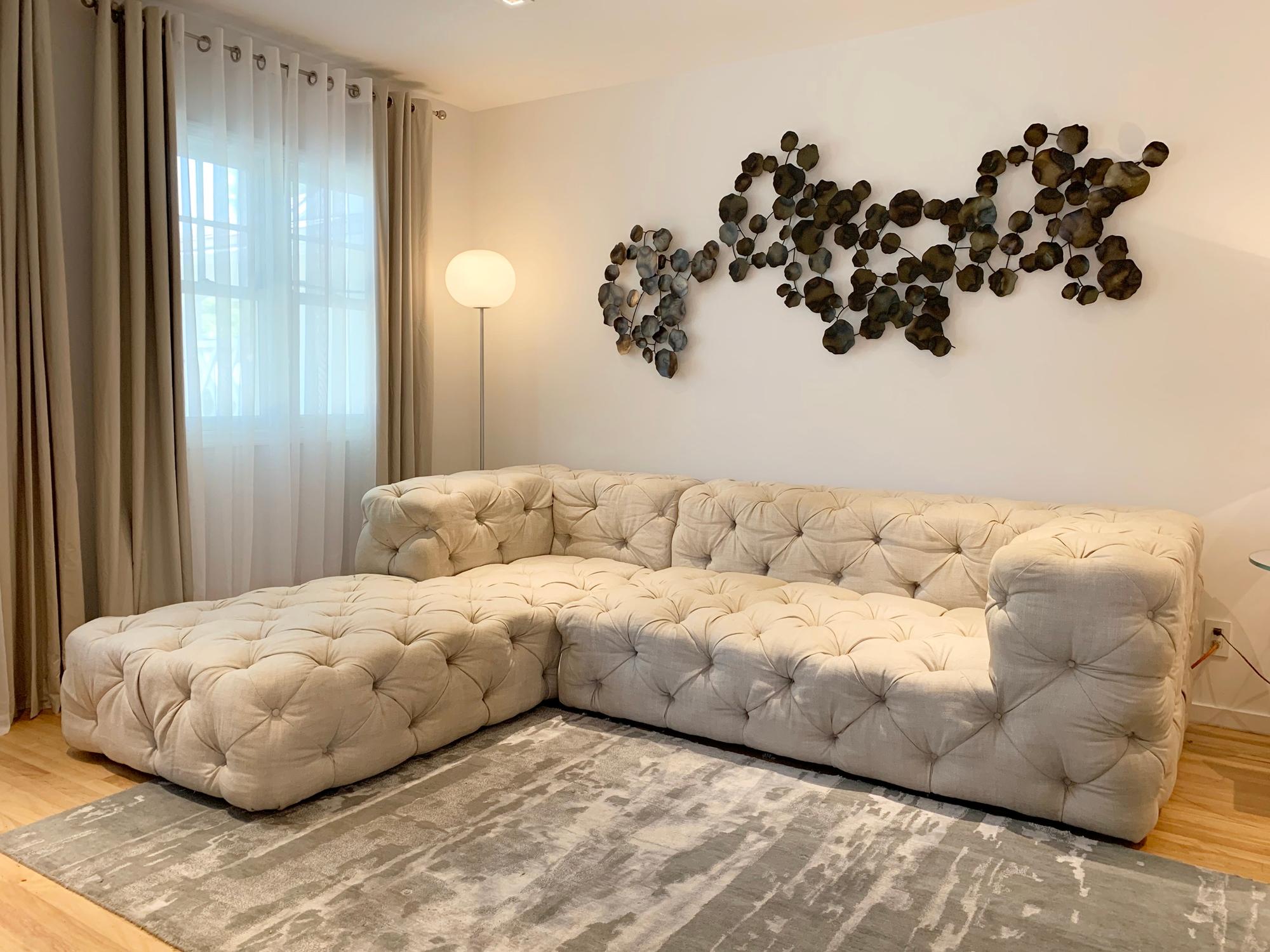 tufted sectional sofa