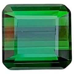 Gema Natural de Turmalina Suelta Verde Profundo de 1,95 quilates