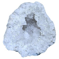 OFERTA DE CIERRE - Geoda Natural de Cristal Blanco Profundo, Forma de Cuenco