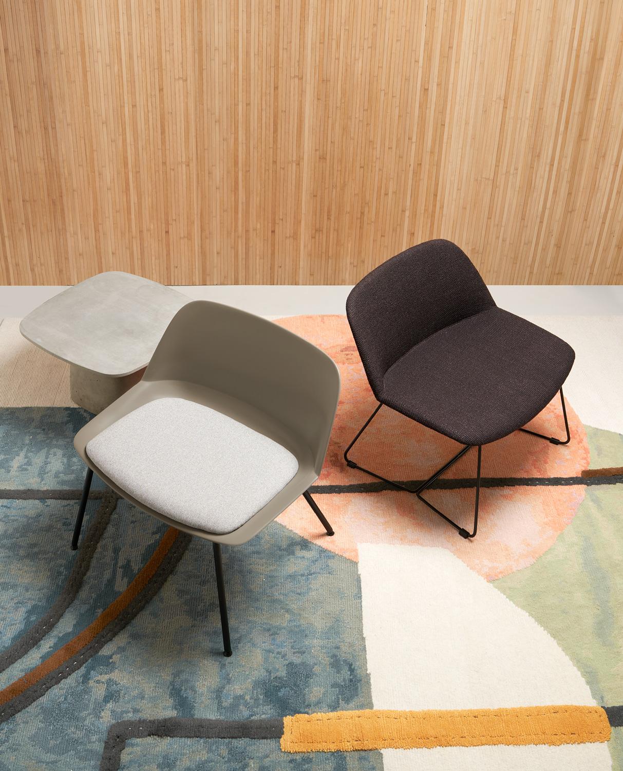 Other Deep XL Armchair in Polypropylene Shell & Steel Painted Frame by Quinti Sedute For Sale