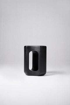 Deepah Side Table in Solid Teak Wood by Pendhapa