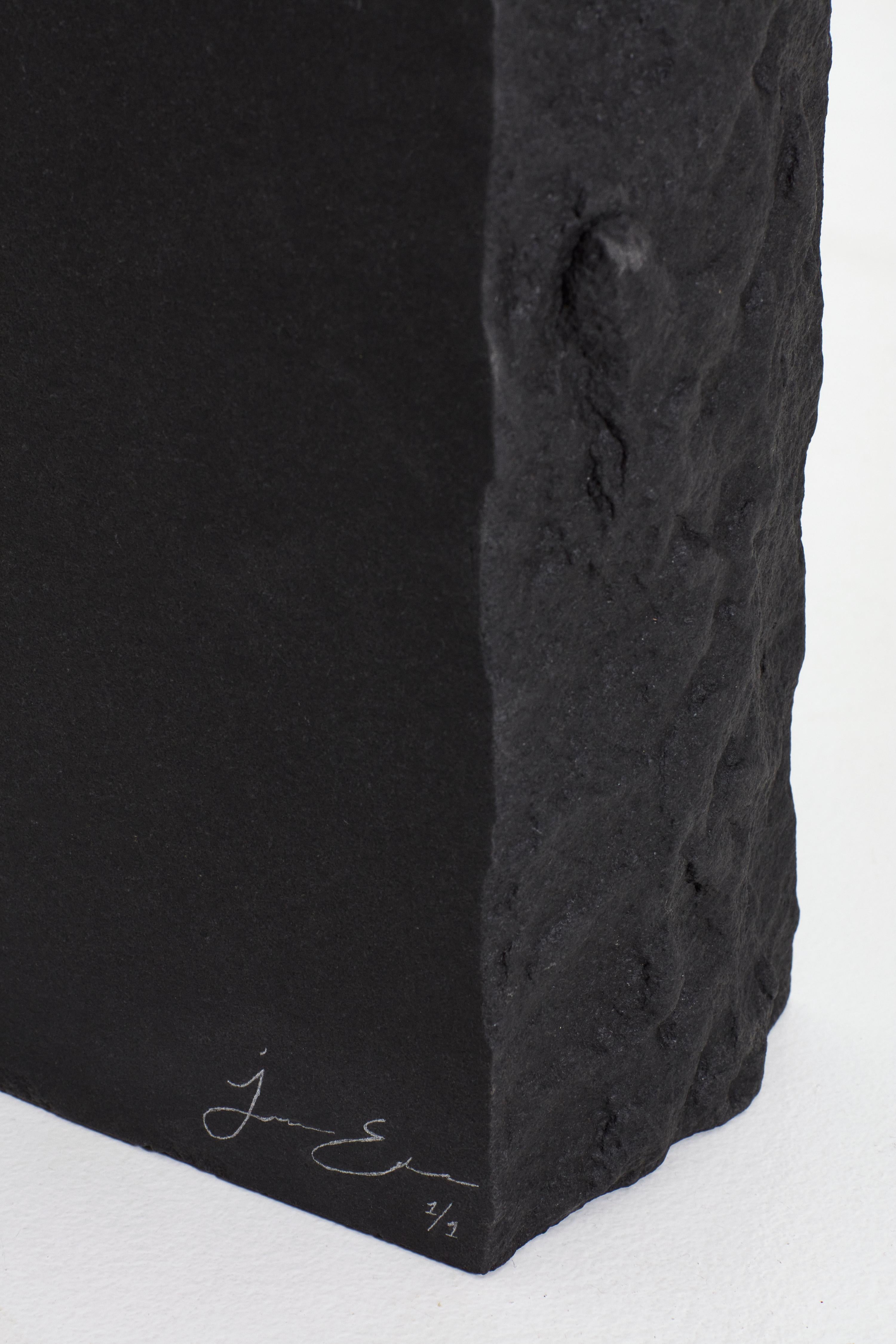 Specchio a stelo Deeper Space in alluminio e granito nero Belfast di Jesse Ede In condizioni Nuovo in vendita a Geneve, CH